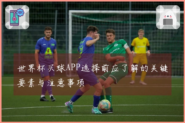 世界杯买球APP选择前应了解的关键要素与注意事项