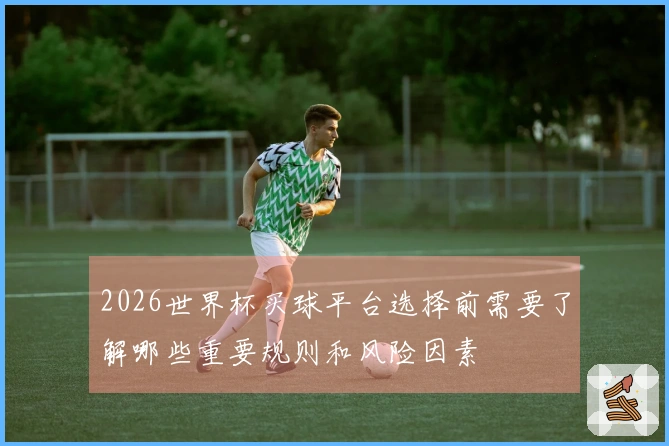 2026世界杯买球平台选择前需要了解哪些重要规则和风险因素